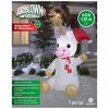 Gemmy Airblown 5 ft. Sitting Unicorn Inflatable 113728